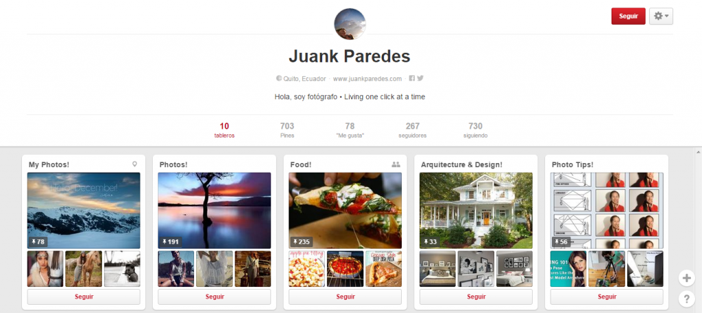 pinterest para fotografos