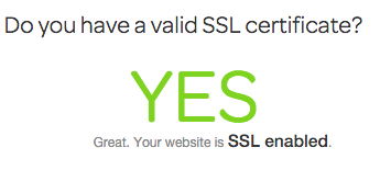 ssl detection screen freewebsitereport