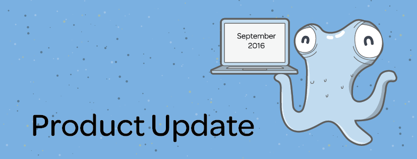 Product Update: September 2016