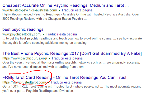 psychic seo