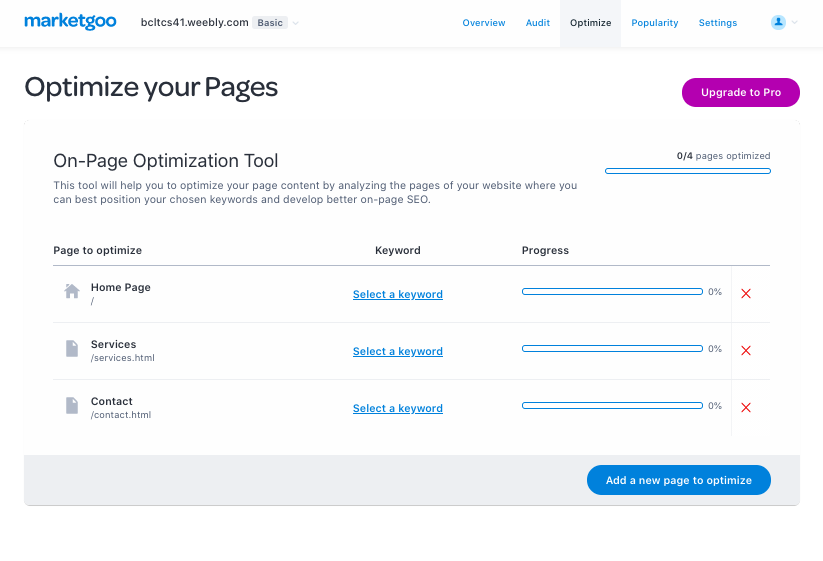 Optimize your Pages feature on Lite account
