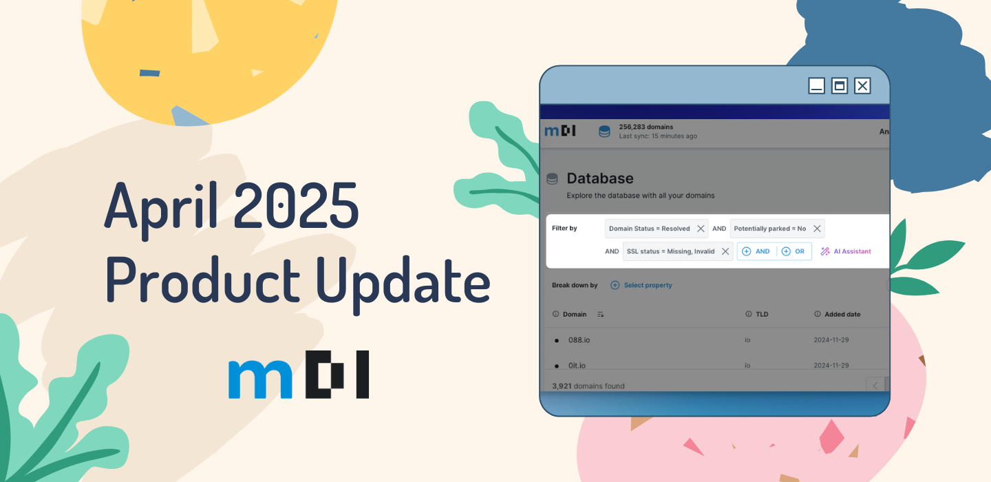 April 2025 mDI Product Update