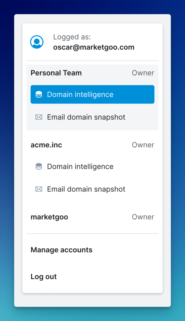 mDI Admin Settings